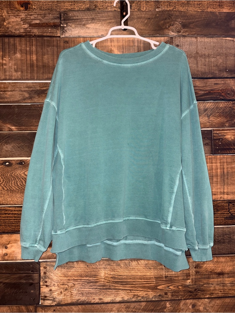 Zenana Green Oversized Sweater